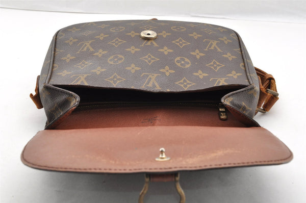 Auth Louis Vuitton Monogram Saint Cloud GM M51242 Shoulder Cross Bag Junk 6118I