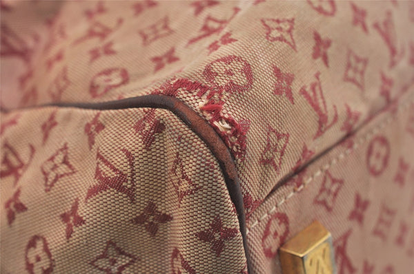 Authentic Louis Vuitton Monogram Mini Josephine GM Hand Bag Pink M92213 LV 6119I