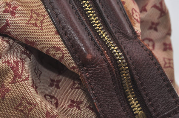 Authentic Louis Vuitton Monogram Mini Josephine GM Hand Bag Pink M92213 LV 6119I