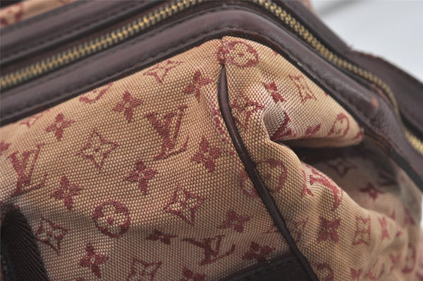 Authentic Louis Vuitton Monogram Mini Josephine GM Hand Bag Pink M92213 LV 6119I