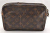 Authentic Louis Vuitton Monogram Compiegne 23 Clutch Hand Bag M51847 Junk 6120I