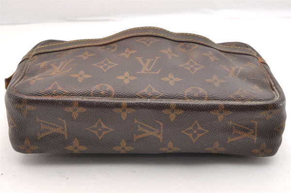 Authentic Louis Vuitton Monogram Compiegne 23 Clutch Hand Bag M51847 Junk 6120I