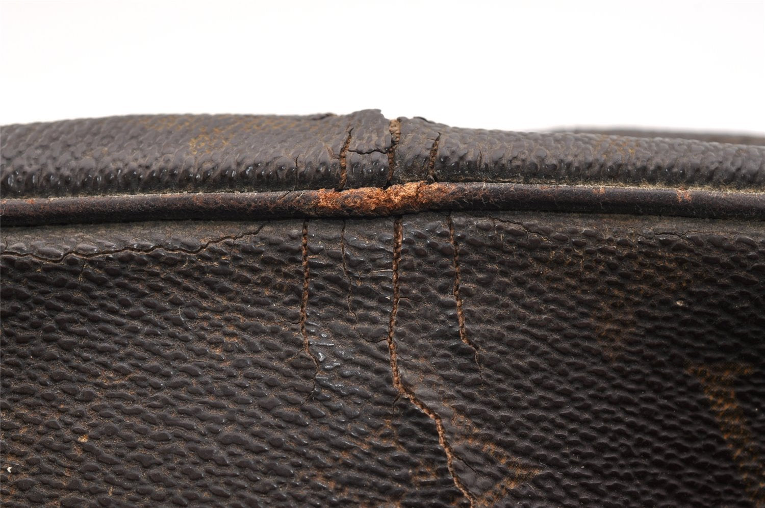 Authentic Louis Vuitton Monogram Compiegne 23 Clutch Hand Bag M51847 Junk 6120I