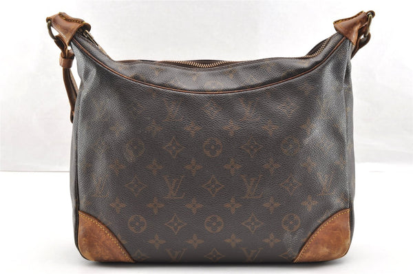 Authentic Louis Vuitton Monogram Boulogne 30 Shoulder Cross Bag M52165 LV 6121I