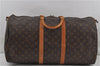 Auth Louis Vuitton Monogram Keepall Bandouliere 55 Boston Bag M41414 LV 6122D