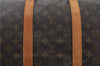 Auth Louis Vuitton Monogram Keepall Bandouliere 55 Boston Bag M41414 LV 6122D