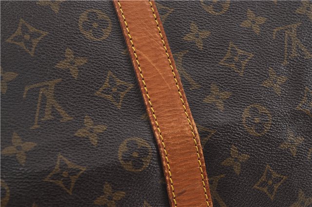 Auth Louis Vuitton Monogram Keepall Bandouliere 55 Boston Bag M41414 LV 6122D