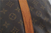 Auth Louis Vuitton Monogram Keepall Bandouliere 55 Boston Bag M41414 LV 6122D