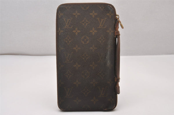 Authentic Louis Vuitton Monogram Organizer de Voyage Travel Case M60119 LV 6122I