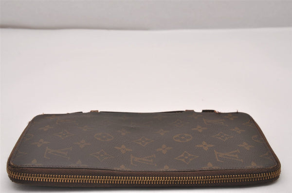 Authentic Louis Vuitton Monogram Organizer de Voyage Travel Case M60119 LV 6122I