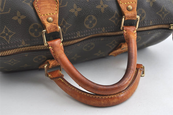 Authentic Louis Vuitton Monogram Speedy 30 Hand Boston Bag M41526 Junk 6123I