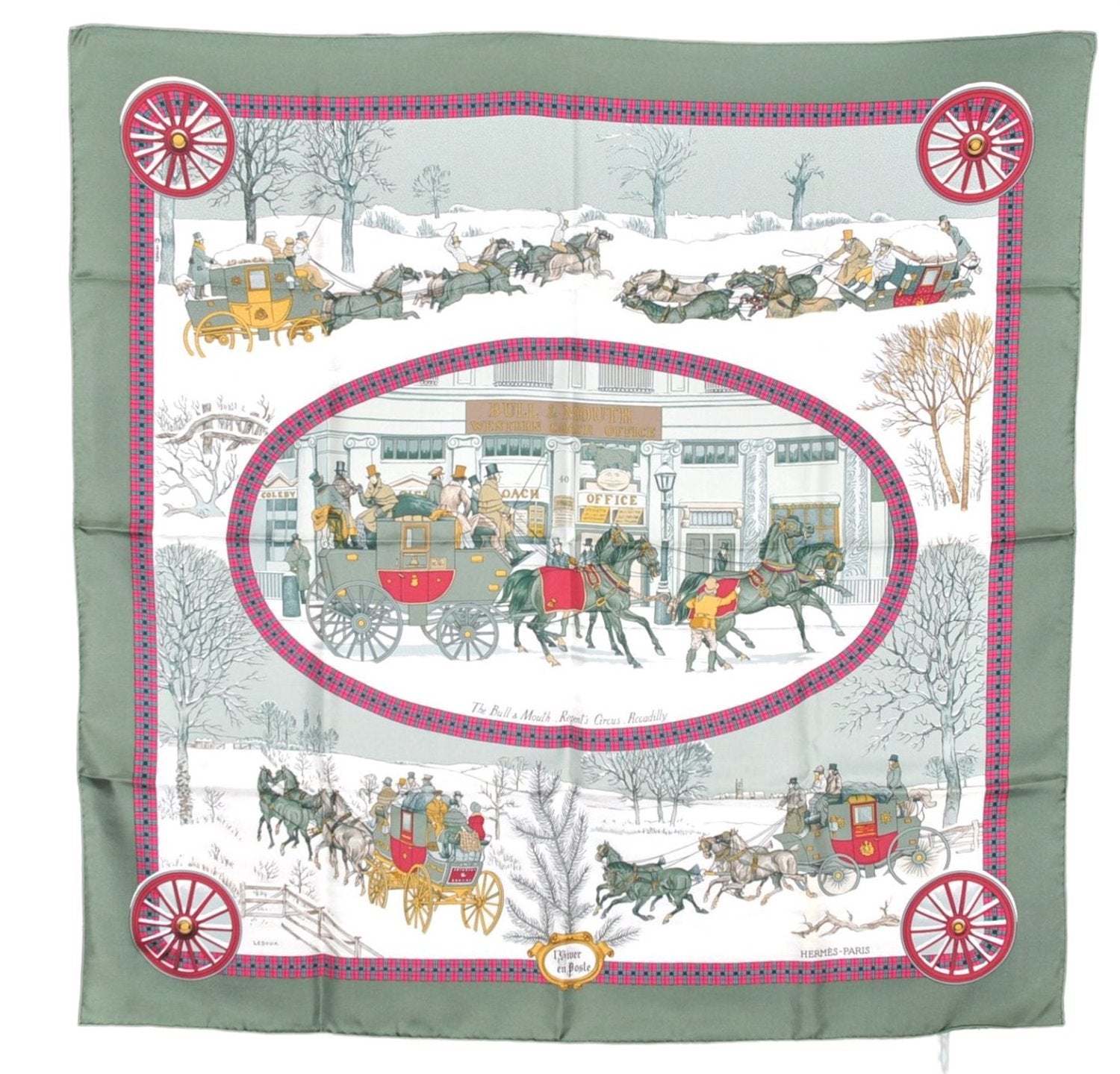 Authentic HERMES Carre 90 Scarf 