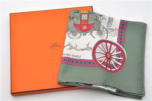 Authentic HERMES Carre 90 Scarf 