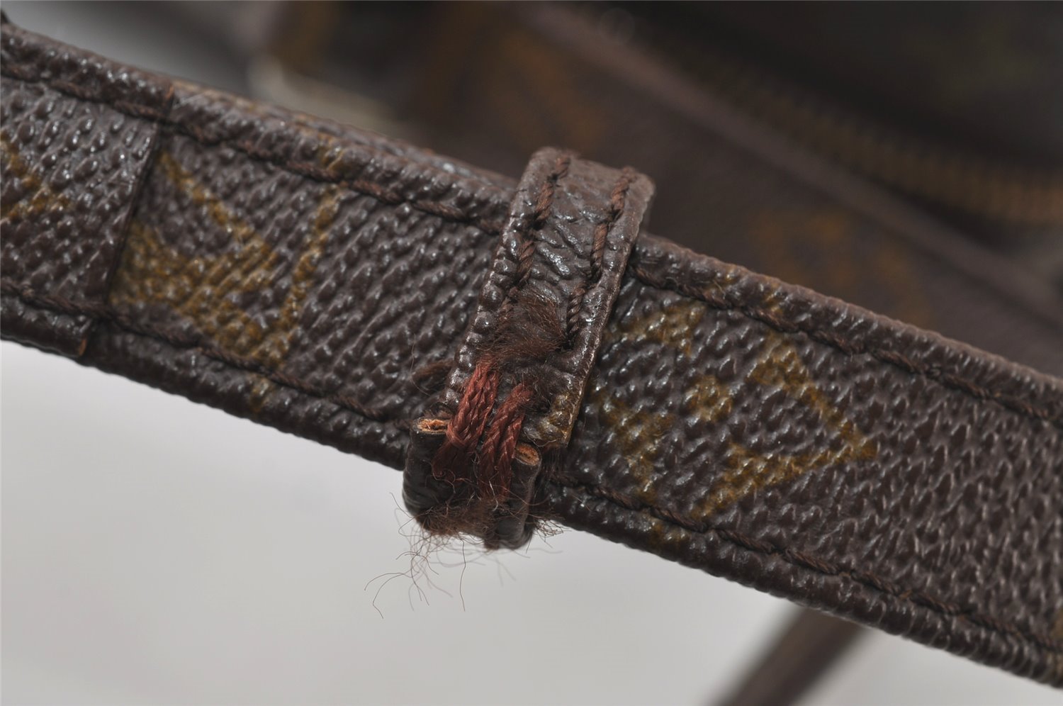 Auth Louis Vuitton Monogram Petit Marceau Shoulder Cross Bag Old Model LV 6125I