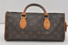 Authentic Louis Vuitton Monogram Popincourt Hand Bag M40009 LV 6126I