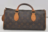 Authentic Louis Vuitton Monogram Popincourt Hand Bag M40009 LV 6126I