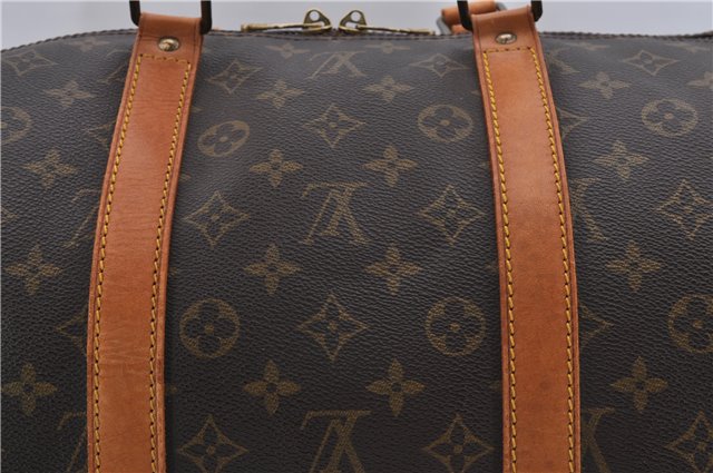 Authentic Louis Vuitton Monogram Keepall 55 Travel Boston Bag M41424 LV 6128D