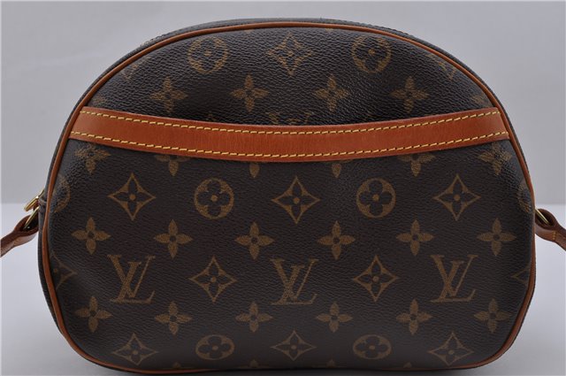 Authentic Louis Vuitton Monogram Blois Shoulder Cross Body Bag M51221 LV 6129D