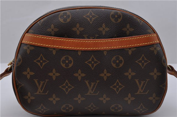 Authentic Louis Vuitton Monogram Blois Shoulder Cross Body Bag M51221 LV 6129D
