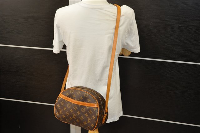 Authentic Louis Vuitton Monogram Blois Shoulder Cross Body Bag M51221 LV 6129D