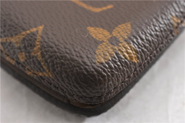 Authentic Louis Vuitton Monogram Etui TelePhone International PM M63064 LV 6129F