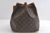 Authentic Louis Vuitton Monogram Petit Noe M42226 Shoulder Drawstring Bag 6129I