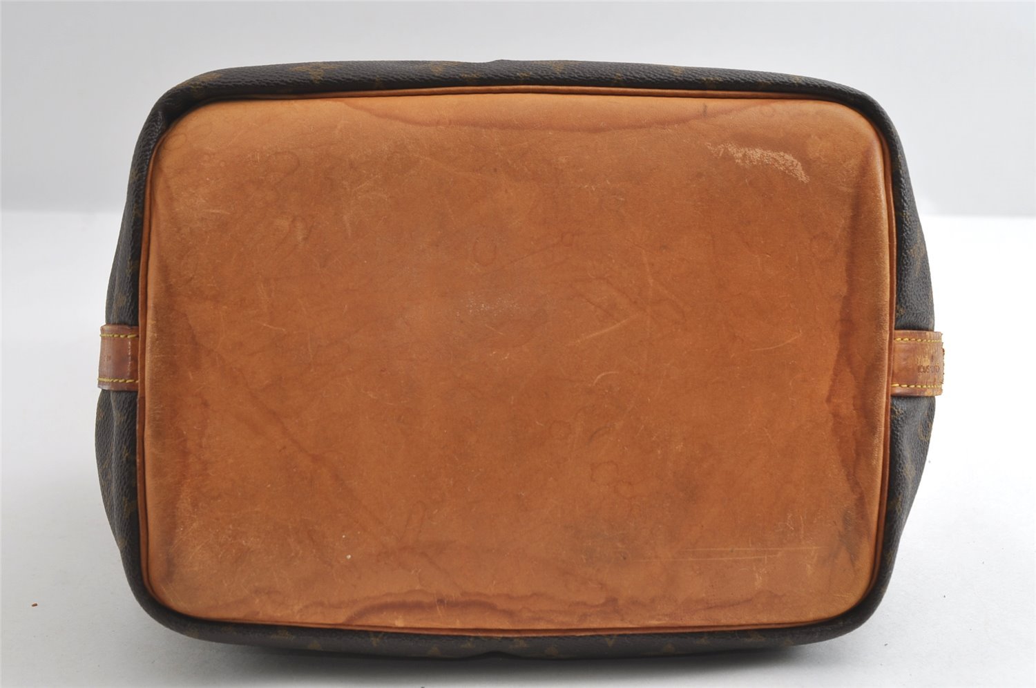 Authentic Louis Vuitton Monogram Petit Noe M42226 Shoulder Drawstring Bag 6129I