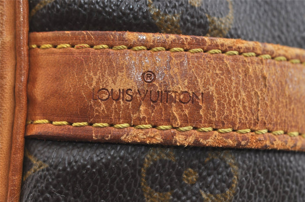 Authentic Louis Vuitton Monogram Petit Noe M42226 Shoulder Drawstring Bag 6129I