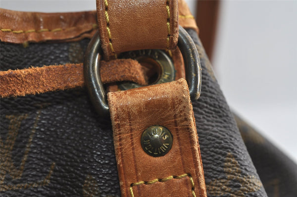 Authentic Louis Vuitton Monogram Petit Noe M42226 Shoulder Drawstring Bag 6129I