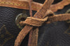 Authentic Louis Vuitton Monogram Petit Noe M42226 Shoulder Drawstring Bag 6129I