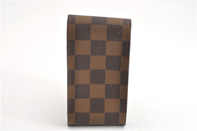 Authentic Louis Vuitton Damier Etui Cigarette Case N63024 LV 6130F
