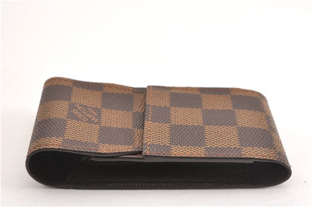 Authentic Louis Vuitton Damier Etui Cigarette Case N63024 LV 6130F
