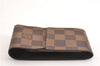 Authentic Louis Vuitton Damier Etui Cigarette Case N63024 LV 6130F