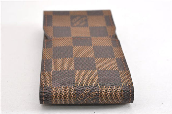 Authentic Louis Vuitton Damier Etui Cigarette Case N63024 LV 6130F