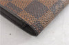 Authentic Louis Vuitton Damier Etui Cigarette Case N63024 LV 6130F
