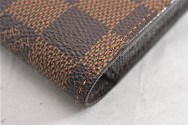 Authentic Louis Vuitton Damier Etui Cigarette Case N63024 LV 6130F