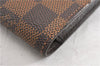 Authentic Louis Vuitton Damier Etui Cigarette Case N63024 LV 6130F