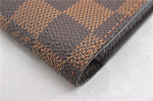 Authentic Louis Vuitton Damier Etui Cigarette Case N63024 LV 6130F