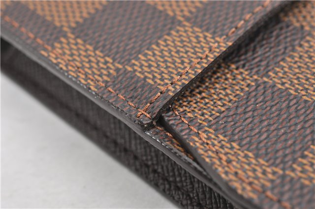 Authentic Louis Vuitton Damier Etui Cigarette Case N63024 LV 6130F