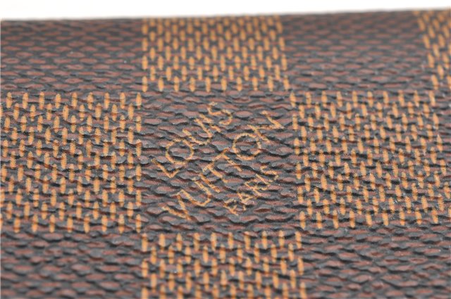 Authentic Louis Vuitton Damier Etui Cigarette Case N63024 LV 6130F