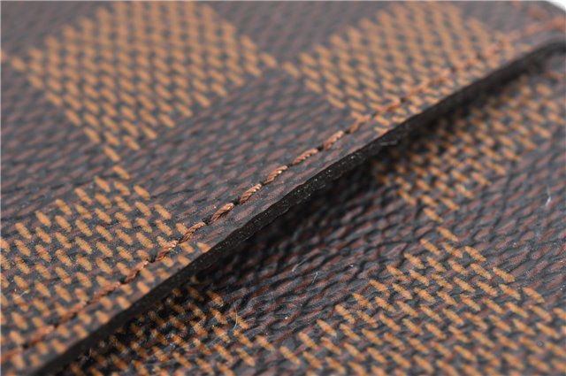 Authentic Louis Vuitton Damier Etui Cigarette Case N63024 LV 6130F