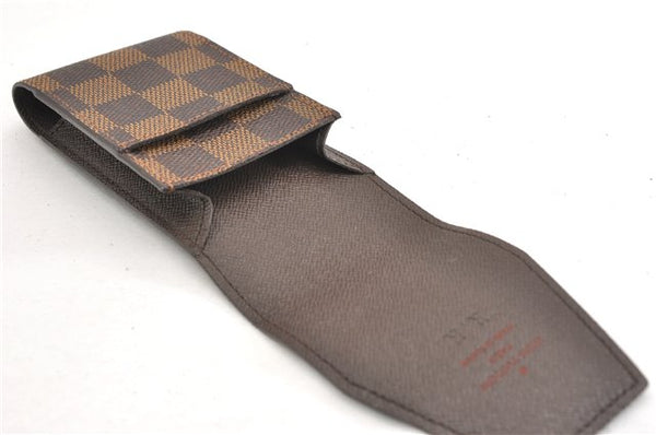 Authentic Louis Vuitton Damier Etui Cigarette Case N63024 LV 6130F