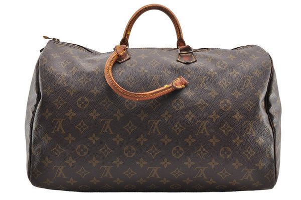 Authentic Louis Vuitton Monogram Speedy 40 Hand Boston Bag M41522 Junk 6130I