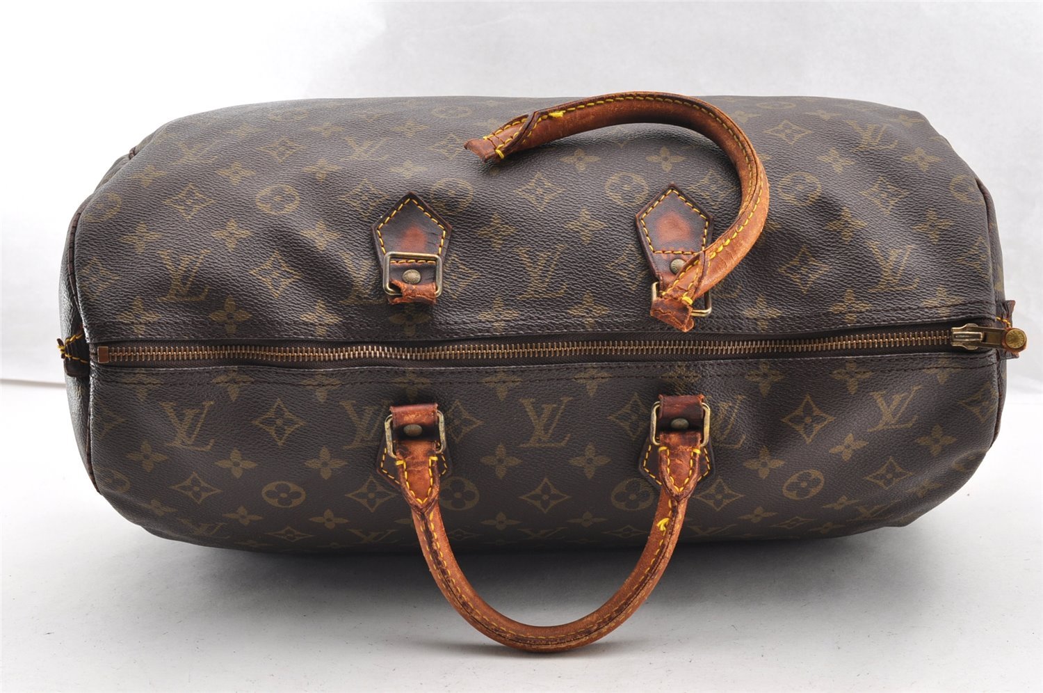 Authentic Louis Vuitton Monogram Speedy 40 Hand Boston Bag M41522 Junk 6130I