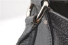 Authentic PRADA Leather Hand Shoulder Bag Purse Gray 6131C