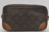 Authentic Louis Vuitton Monogram Marly Dragonne PM M51827 Clutch Hand Bag 6132I