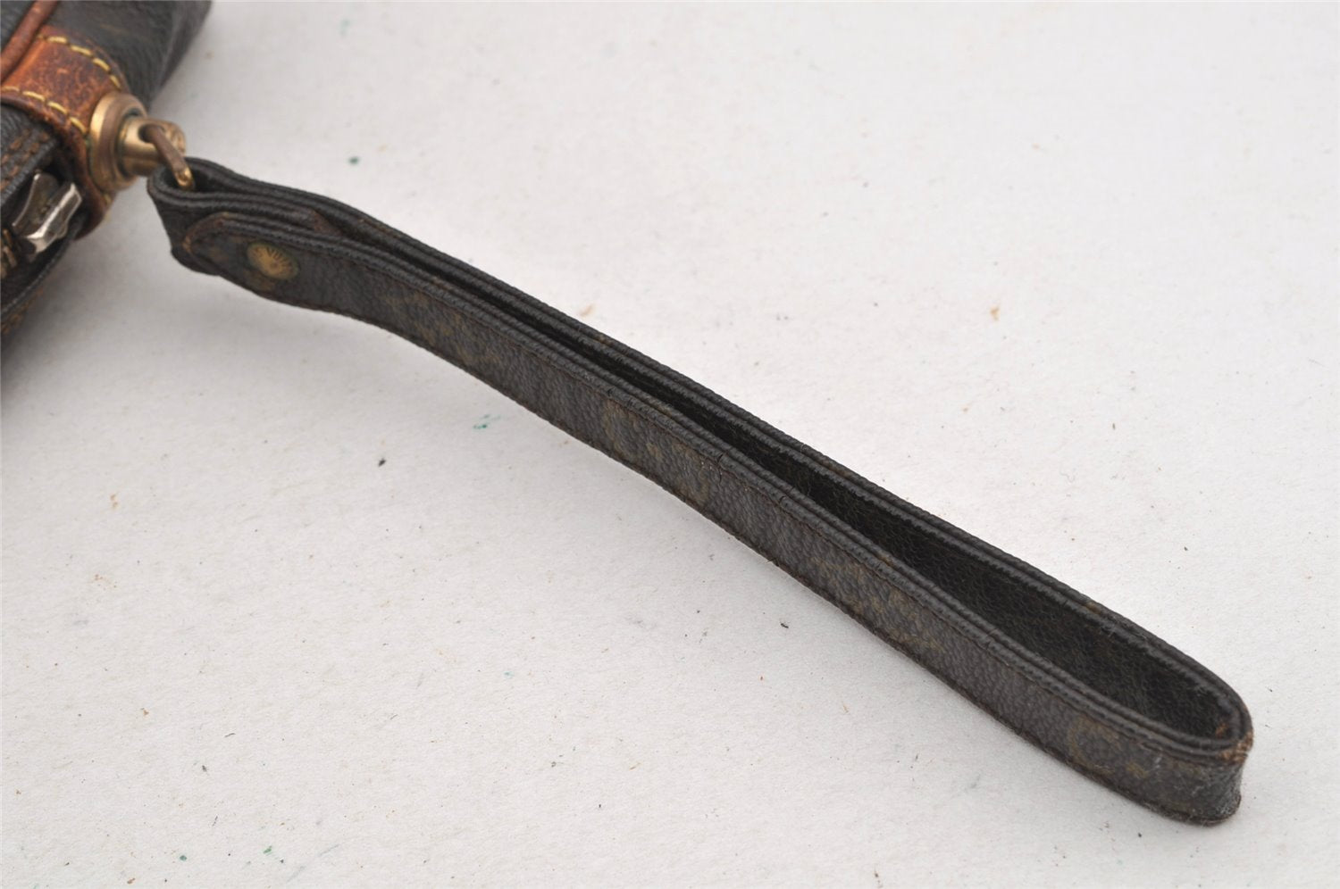 Authentic Louis Vuitton Monogram Marly Dragonne PM M51827 Clutch Hand Bag 6132I