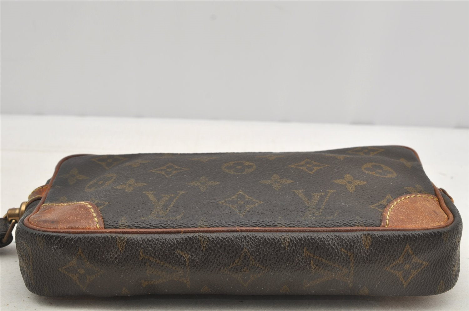 Authentic Louis Vuitton Monogram Marly Dragonne PM M51827 Clutch Hand Bag 6132I