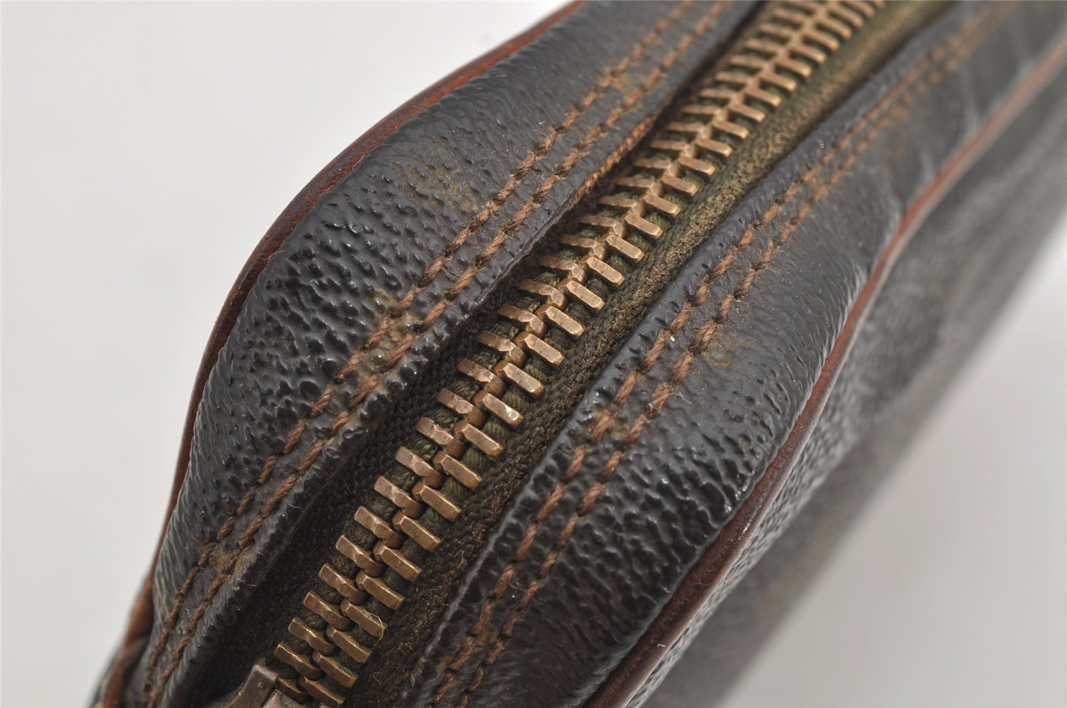 Authentic Louis Vuitton Monogram Marly Dragonne PM M51827 Clutch Hand Bag 6132I