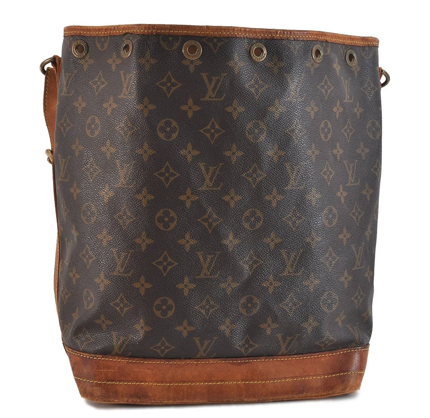 Authentic LOUIS VUITTON Monogram Noe Shoulder Bag M42224 LV 6133C